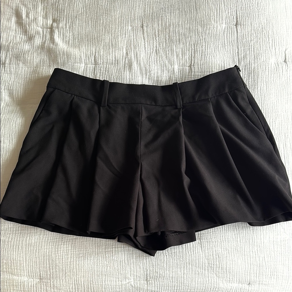 ZARA Pleated Classic Black Women's Skort
